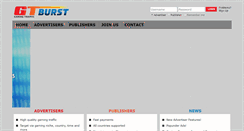 Desktop Screenshot of gtburst.com