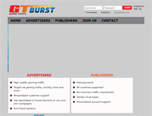 Tablet Screenshot of gtburst.com